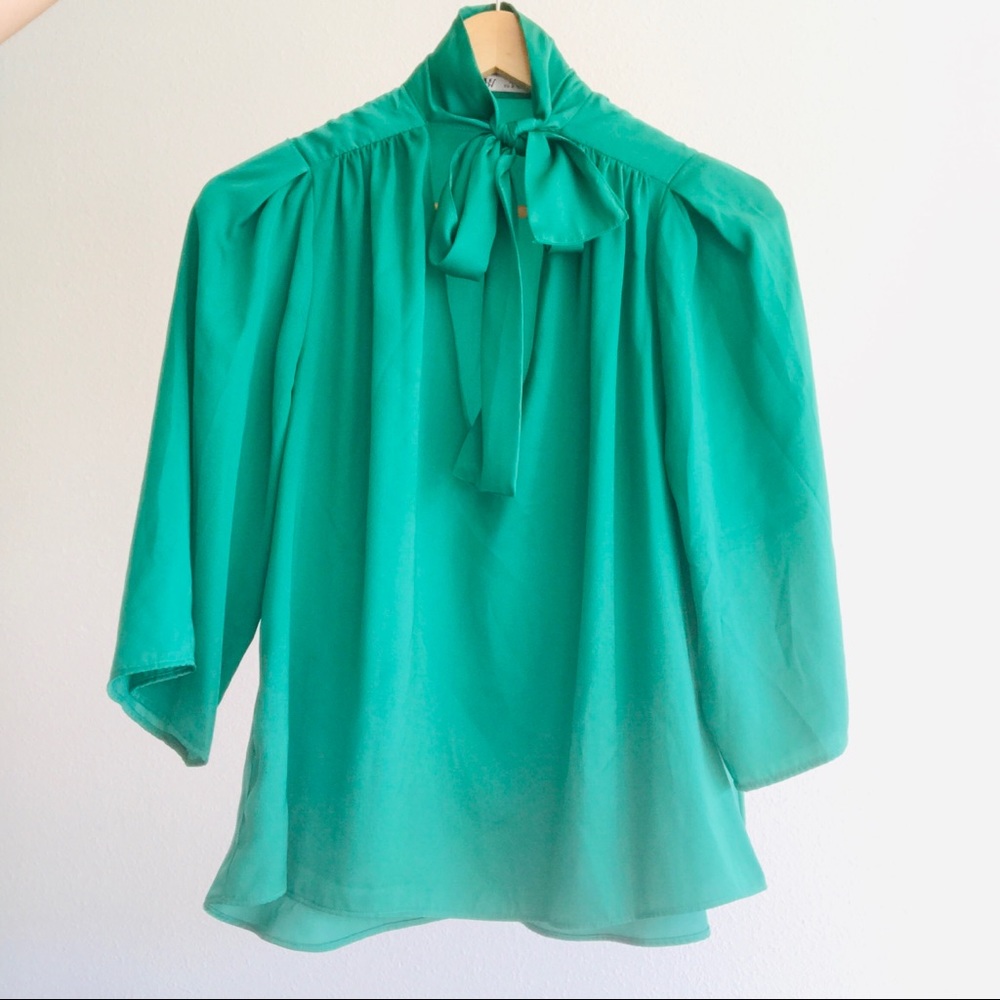 Used Zara bishop sleeve Top